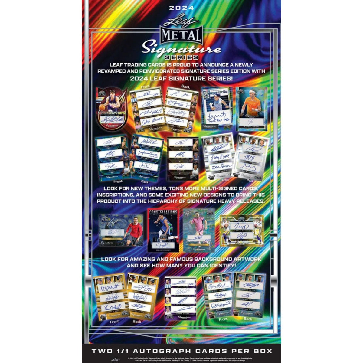 2024 Leaf Metal Signature Series Multi-Sport Hobby Box