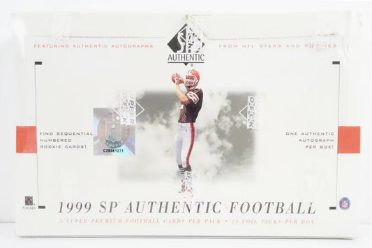 1999 Upper Deck SP Authentic Football Hobby Box