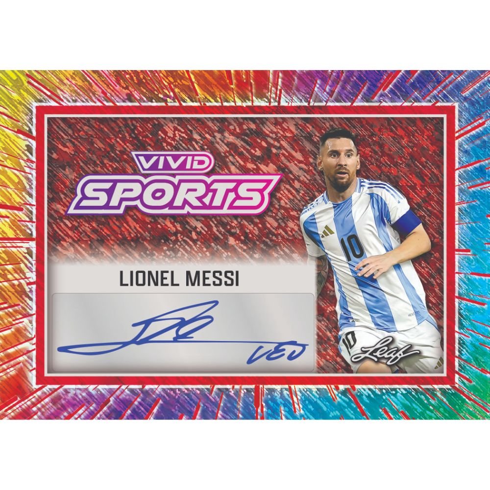 2025 Leaf Vivid Football Jumbo Box