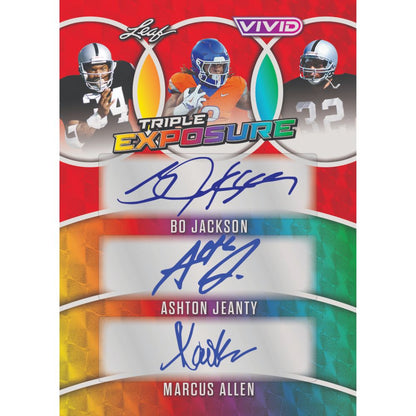 2025 Leaf Vivid Football Jumbo Box