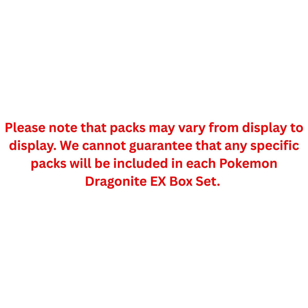 Pokemon XY Dragonite Ex Box Set