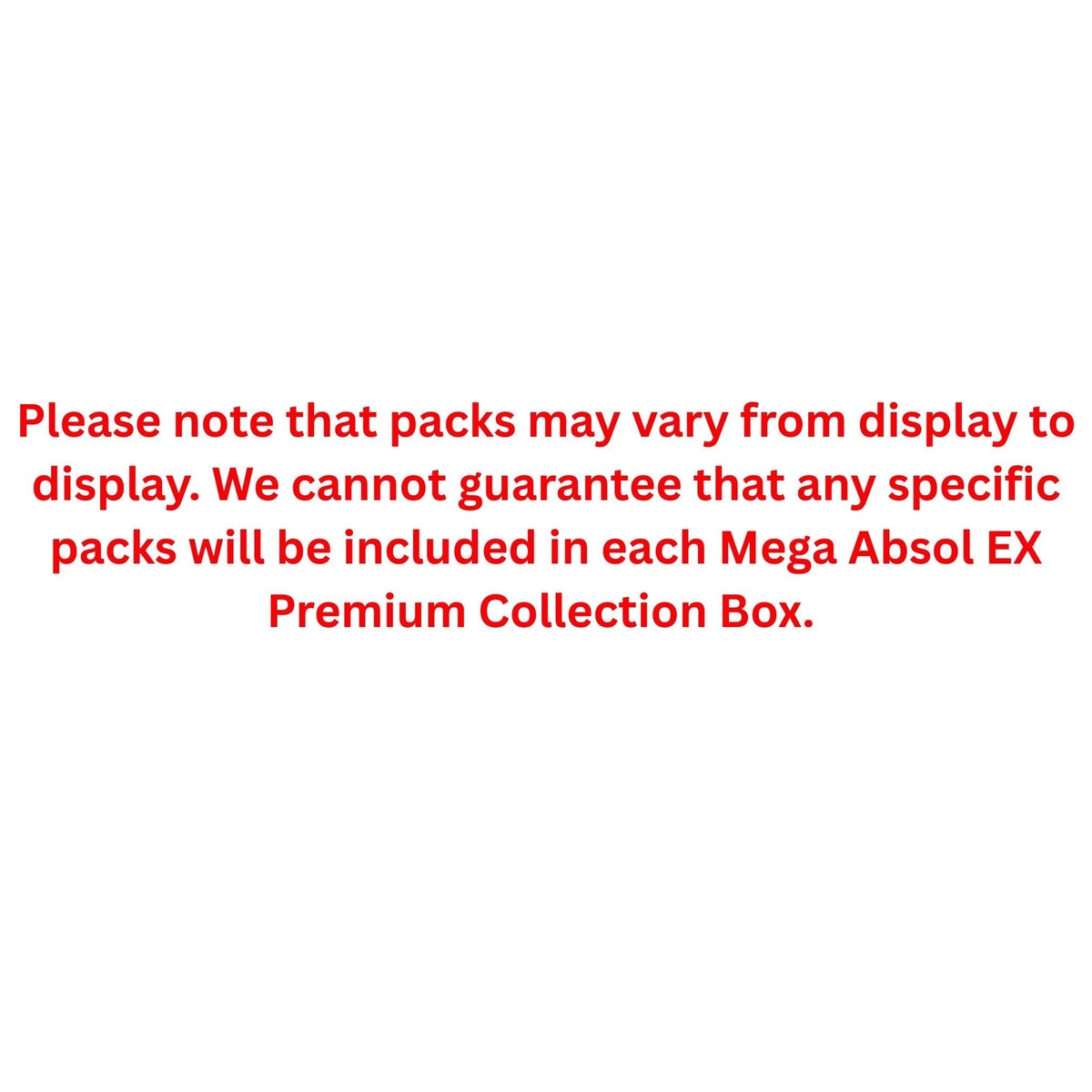 Pokemon Mega Absol Ex Premium Collection Box