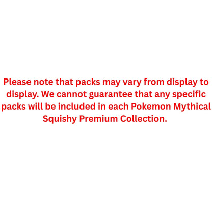Pokemon Mythical Squishy Premium Collection