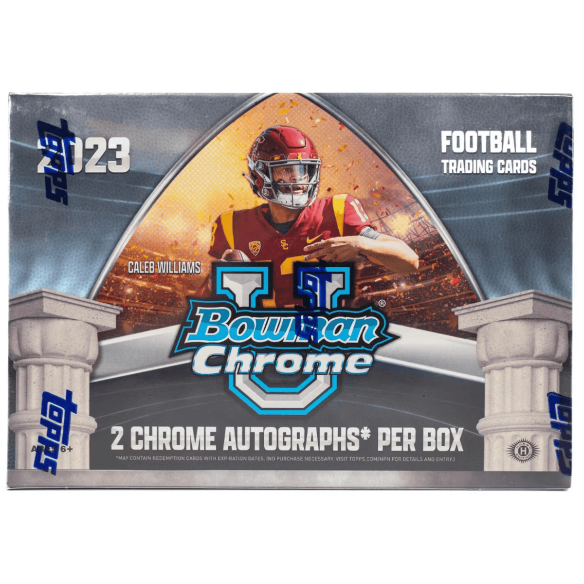 2023 Bowman University Chrome Football Breakers Delight Box
