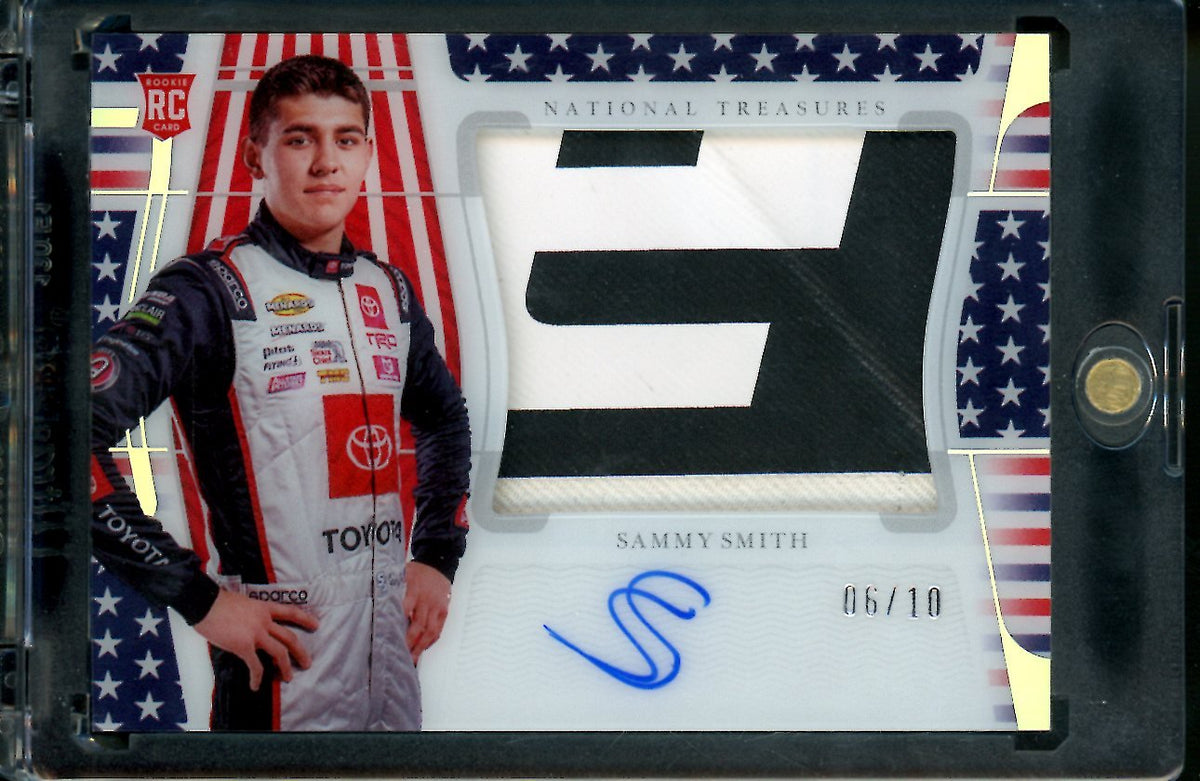 2022 Panini National Treasures Sammy Smith Rookie RPA /10 NASCAR