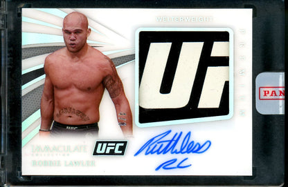 2021 Panini Immaculate Robbie Lawlar Patch Auto /8 UFC
