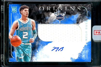 2020/21 Panini Origins LaMelo Ball Rookie RPA Blue /49 Hornets