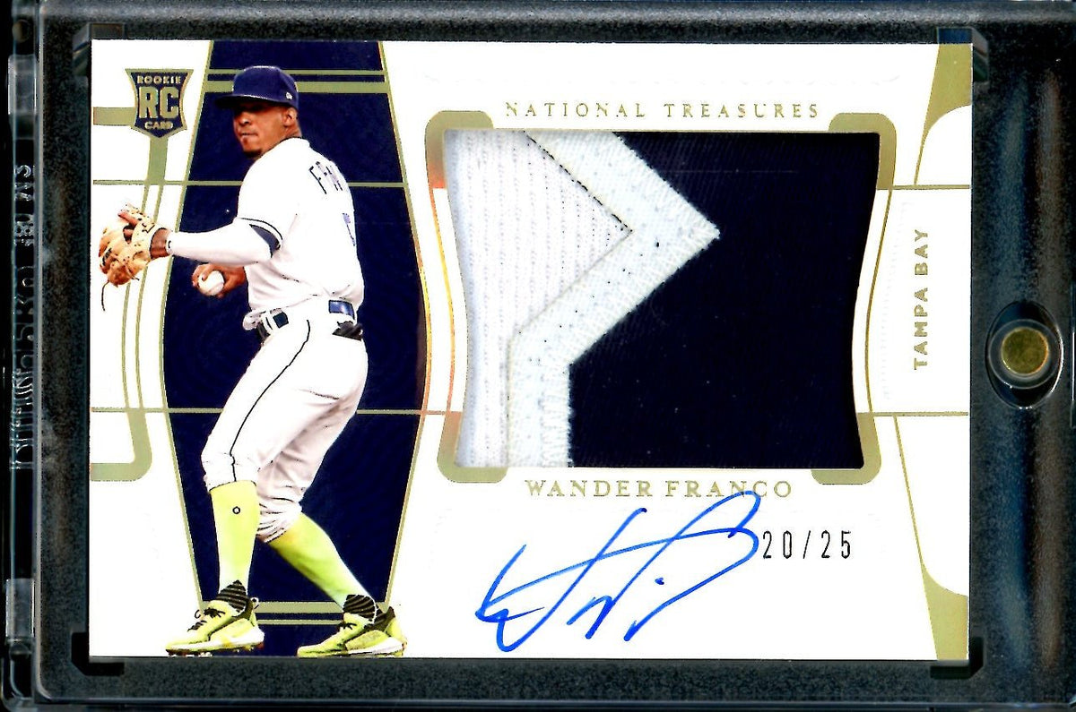 2022 Panini National Treasures Wander Franco Rookie Auto RPA /25 Rays