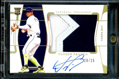 2022 Panini National Treasures Wander Franco Rookie Auto RPA /25 Rays