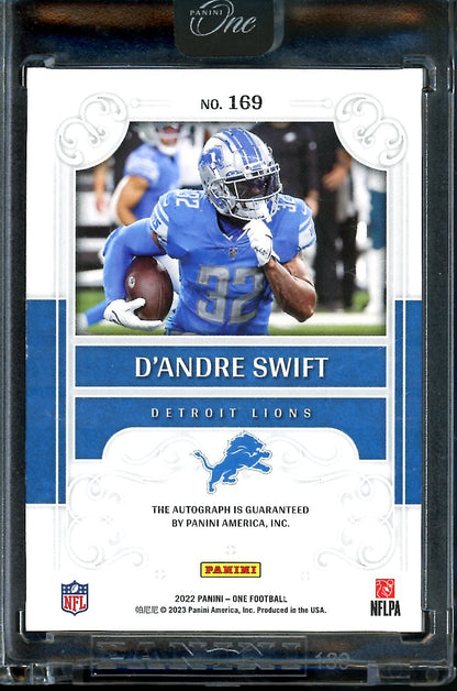 2022 Panini Panini One D'Andre Swift One Man Show Auto 1/1 Eagles