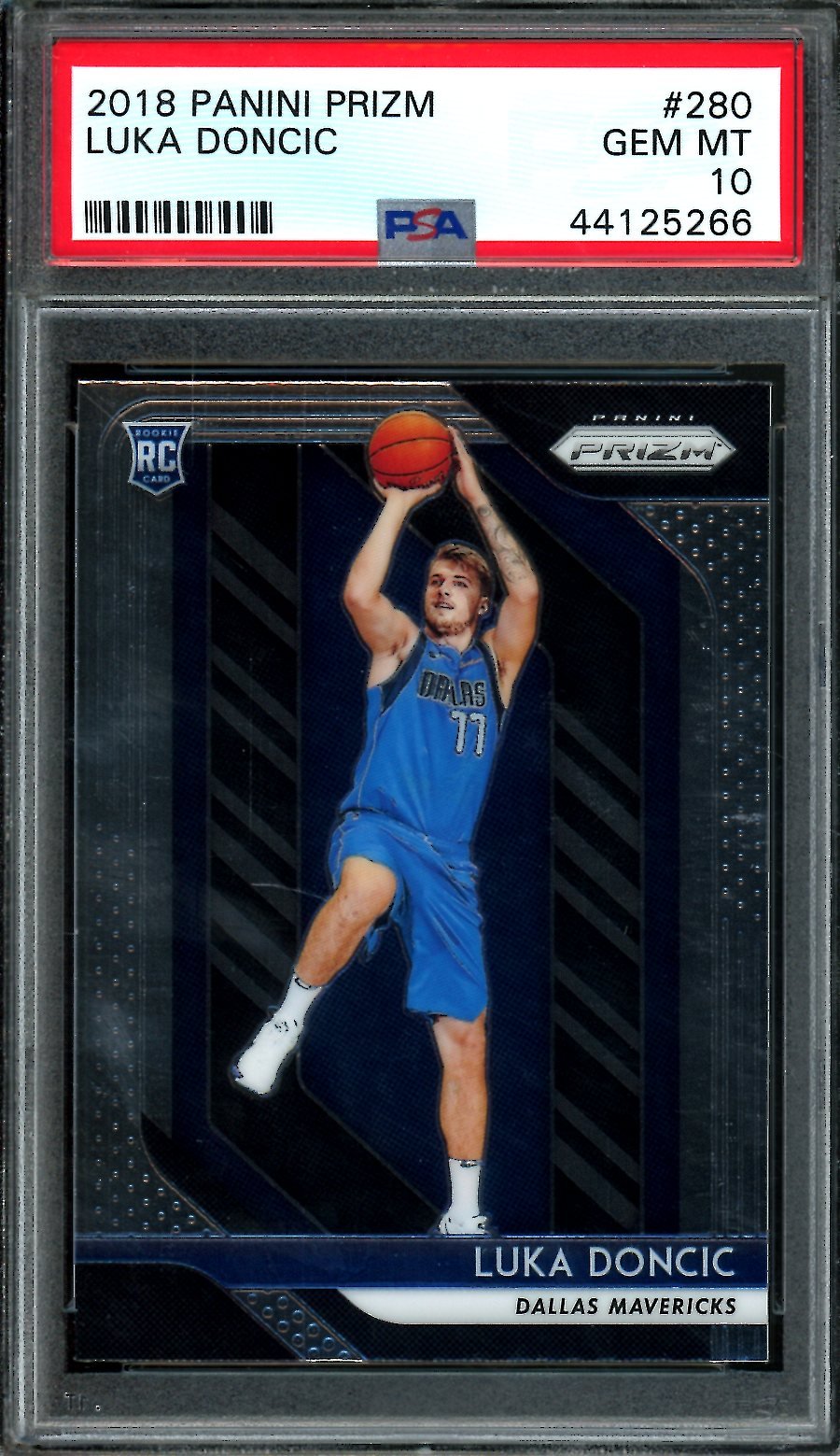 2018-19 Panini Prizm Luka Doncic Rookie PSA 10 Mavericks