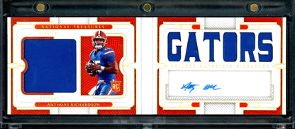 2023 Panini National Treasures Collegiate Anthony Richardson Rookie RPA Booklet /49 Florida