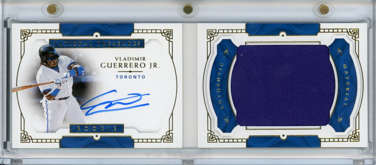 2019 Panini National Treasures Vladimir Guerrero Jr Rookie Booklet /99 Blue Jays