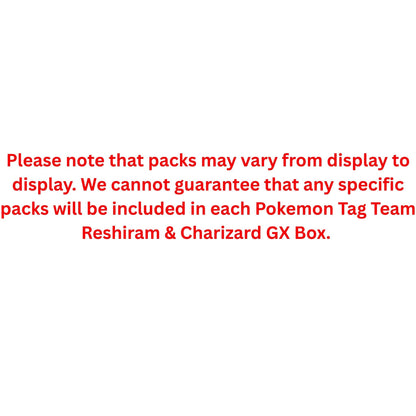 Pokemon Tag Team Reshiram & Charizard GX Box